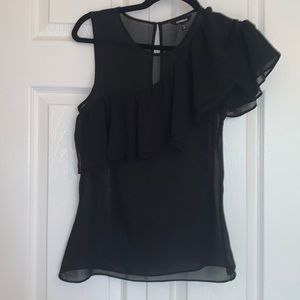 Express one sleeved shirt